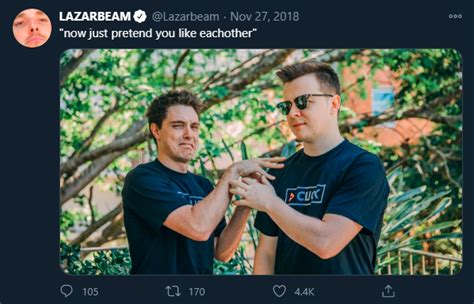 The face you make when life is good (Lazarbeam thank you so much for ...