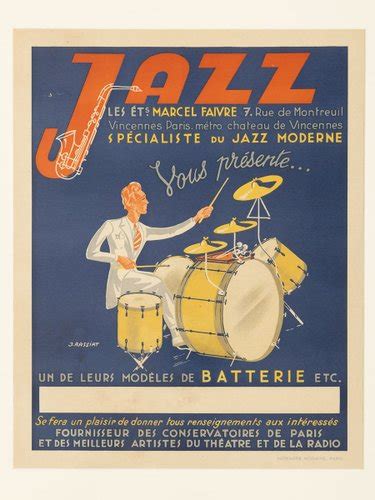 Vintage Jazz Poster Advertisement for sale at Pamono