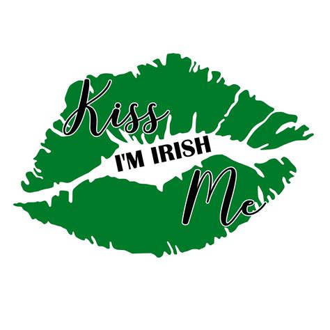 Kiss Me Im Irish Svg Cut File Cutting File Trendy Etsy