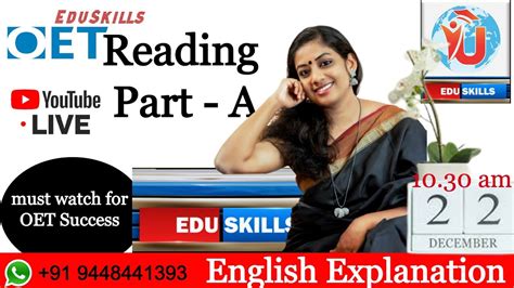 Edu Skills Oet Reading Part A Strategies Tips Arya Anand Admin