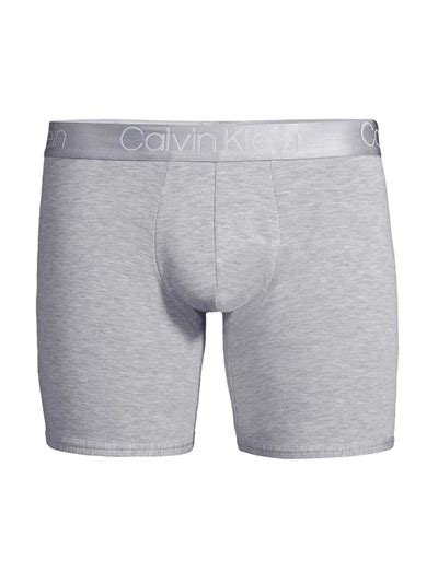 Calvin Klein Ultra Soft Modal Monogram Boxer Brief In Heather Grey