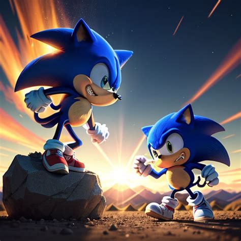 The Battle Of Sonic Vs Sonic