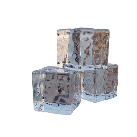 Three Ice Cubes 12658459 PNG