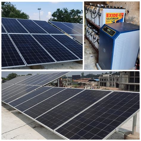 Battery Off Grid Solar Power Plant System For Residential Capacity 10 Kw At Rs 60watt In Aligarh