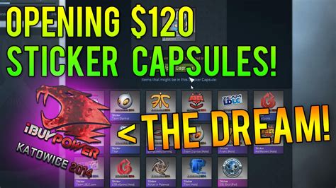 Cs Go Sticker Capsule Opening The Ibuypower Holo Dream Youtube