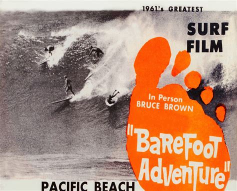 Barefoot Adventure Vintage Surf Movie Poster Print - Etsy