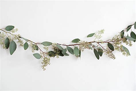 DIY Eucalyptus Garland - Homey Oh My