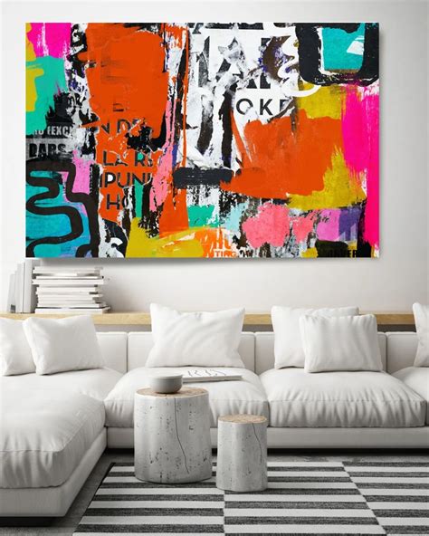 Graffiti Abstract Canvas Street Art Street Art Painting Etsy Graffiti