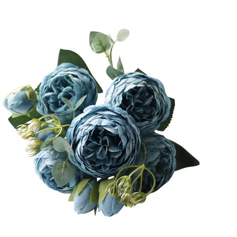 Beautiful Artificial Silk Fake Flowers Wedding Valentines Bouquet Bridal Decor