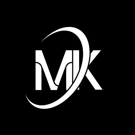 MK logo. M K design. White MK letter. MK letter logo design. Initial ...