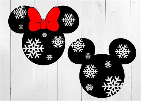 Mickey Snowflakes SVG Christmas Mickey SVG Mickeys Very Etsy In 2021