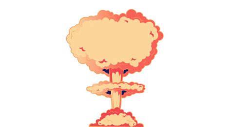 Atomic Bomb Explosion Clip Art