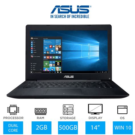 Asus X453ma Wx484t 14 Multimedia Laptop Intel Celeron N2840 2gb Ram