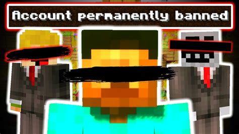 These Minecraft Players Were BANNED By Mojang Minecraft Videos