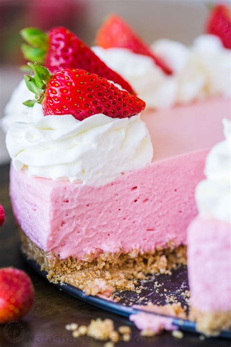 No Bake Strawberry Cheesecake Recipe Video The Recipe Rebel Artofit