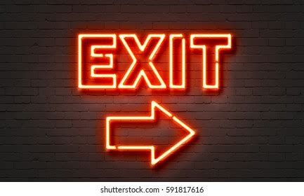 2,074 Neon exit sign Images, Stock Photos & Vectors | Shutterstock