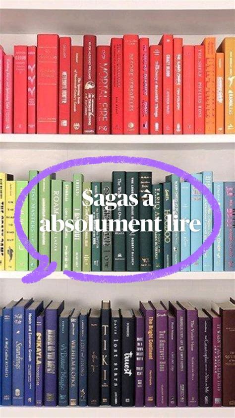 Sagas à absolument lire Listes de livres Livres recommandés Livre à