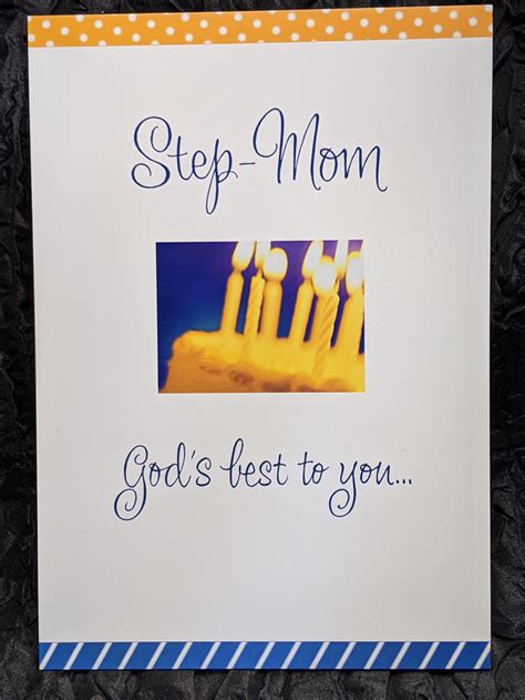 Step Mom Birthday Card