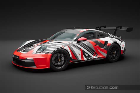 Porsche Racing Livery Wrap Finish Line Ki Studios