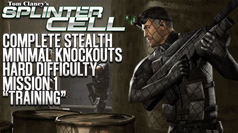 Splinter Cell Training Complete Stealth Minimal Knockouts Hard