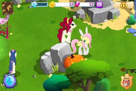 456003 Safe Gameloft Bon Bon Cherry Jubilee Fluttershy Sweetie