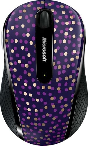 Customer Reviews Microsoft Wireless Mobile Mouse 4000 Eggplant Dot