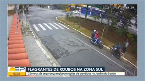 Vídeo Câmeras De Segurança Registram Ações De Bandidos Na Zona Sul Da