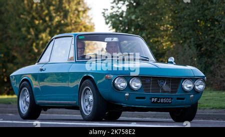 1969 Blue Lancia Fulvia Stock Photo Alamy