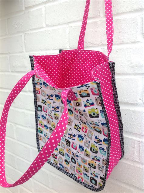 My Monday Makes Sew An Instamatic Tote Bag Free Tutorial My