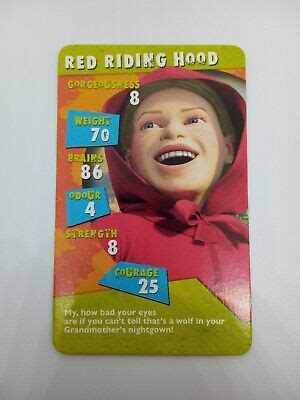 Red Riding Hood Shrek Top Trumps Specials Winning Moves