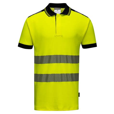 Portwest Hi Vis Vision Polo Shirt T180 A To Z Safety Centre Ppe