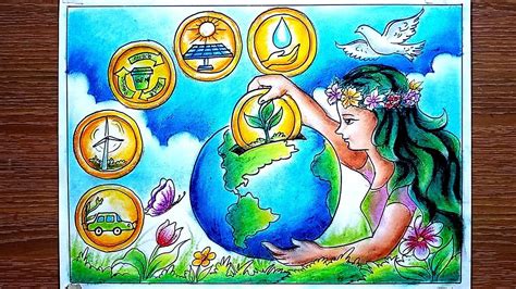 Invest in Our Planet | Poster on Earth Day | Creaive Poster for art ...