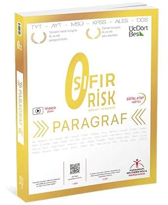 345 SIFIR RİSK PARAGRAF GÜNCEL BASKI TYT AYT KPSS ALES DGS MSÜ