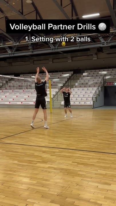 Volleyball Partner Setting Control Drills 🏐 Shorts Volleyball Youtube