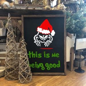 Reusable Christmas Stencils For Painting Grinch Stencil Etsy