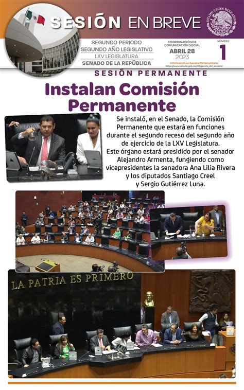 Senado De México On Twitter 📌 Se Instaló En El Senado La Comisión