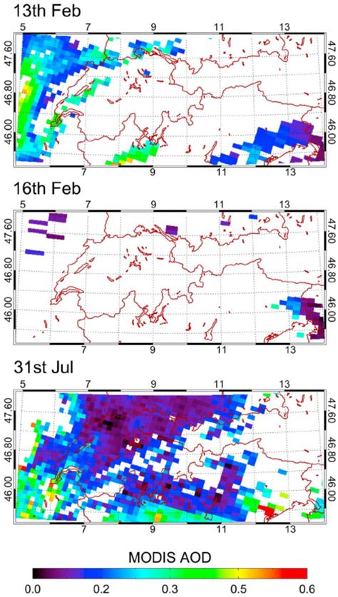 Modis Collection 51 Aod Opticaldepth Landandocean Data Set For