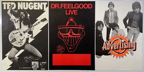 Lot 201 - 1970S ROCK / HARD ROCK POSTERS INC DR.