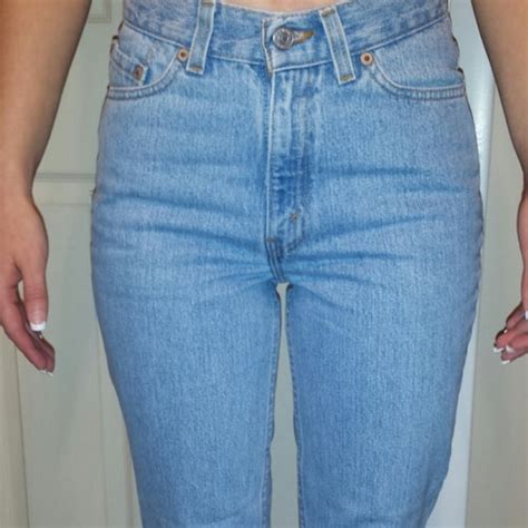 Vintage Levi S High Waist Slim Fit Straight Leg Jeans Etsy