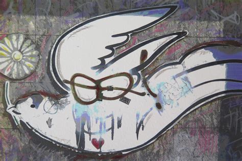 Fine Art Graffiti Art peace & Love Mixed Media - Etsy