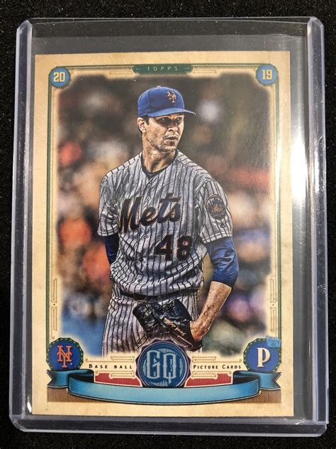 Jacob Degrom 2019 Topps Gypsy Queen Base Card Error EBay