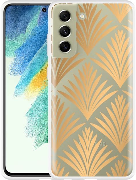 Hoesje Geschikt Voor Samsung Galaxy S Fe Art Deco Gold Bol