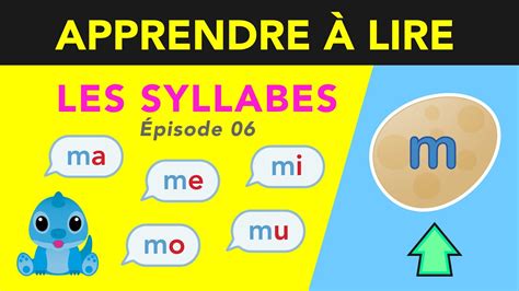 Syllabes avec la lettre M MA ME MI MY MO MU Apprendre à lire