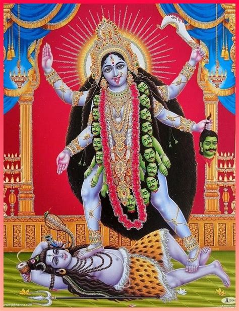 Pin By Aljapur Chandra Prakash On Kaali Maa Ji Indian Goddess Kali