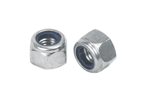 Stainless Steel Nyloc Nuts Din Nylock Nuts Standard Hex Nuts