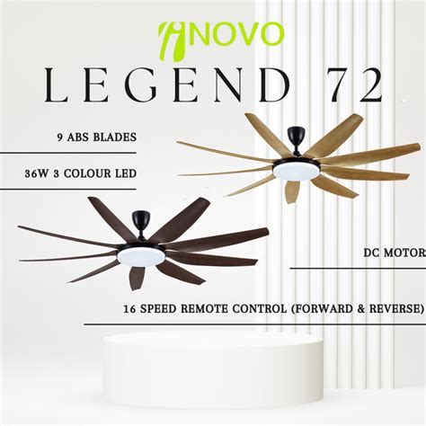 Regair Inovo Legend Ceiling Fan With Light Kipas Siling Inch