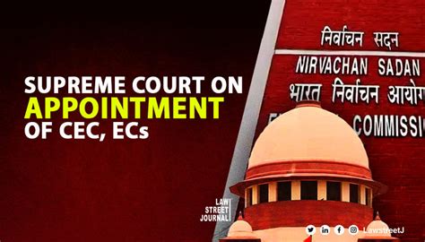 Supreme Court Refuses Stay Law On Appointment Of Cec And Ecs