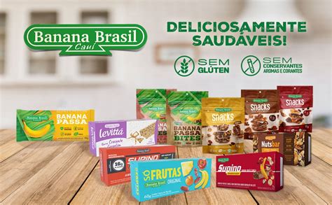 Banana Brasil Barra S Frutas Original Unidades De G Amazon