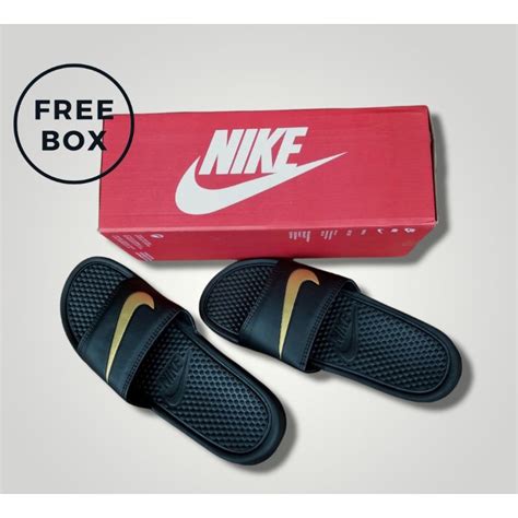 Jual Sandal Selop Pria Nike Benassi Original Slip On Slide Dewasa