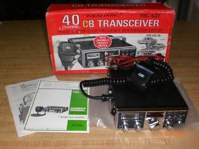 New Realistic Trc Channel Cb Transceiver